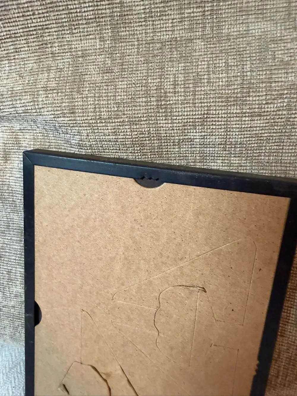 Vintage Black and Gold Trim Picture Frame